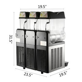 машина слякоти льда 12L×3 800W, коммерчески машина слякоти для замороженного напитка