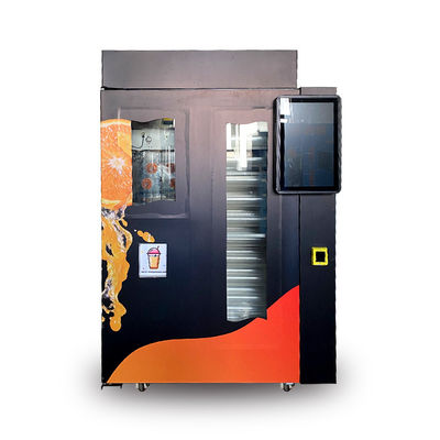 На открытом воздухе автоматизированный свежий автомат апельсинового сока с умной системой изменения