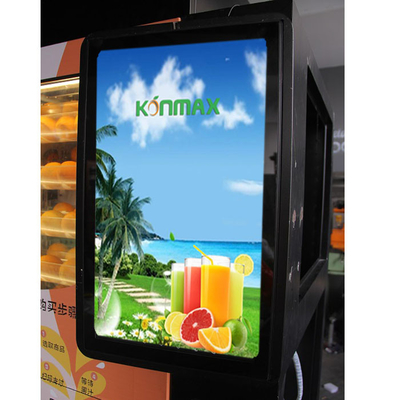 Автомат апельсинового сока оплаты примечания с системой охлаждения