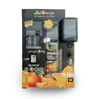 Автомат апельсинового сока оплаты примечания с системой охлаждения