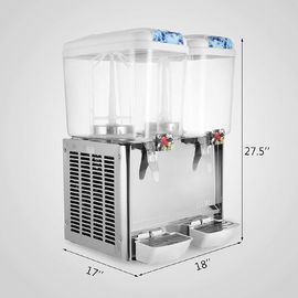 2 бака охлаждая и смешивая машину электрического разливочного автомата напитка холодную для адвокатских сословий ходят по магазинам 18L×2