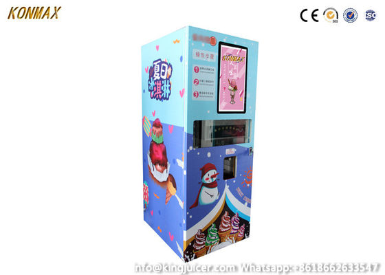 дистанционного управления мягкий автомат мороженого 70g/Cup с оплатой денежной карточки