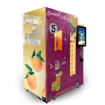 Автоматизированный торговым центром свежий платеж наличными монетки автомата апельсинового сока